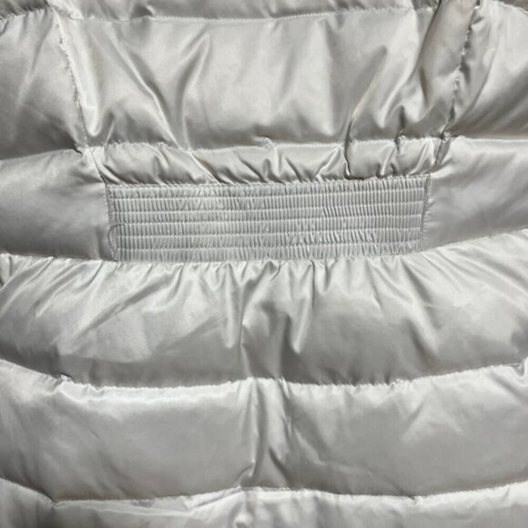 Laundry by Shelli Segal White Down Puffer Coat – Size M, Oversized Collar - Picture 9 of 13